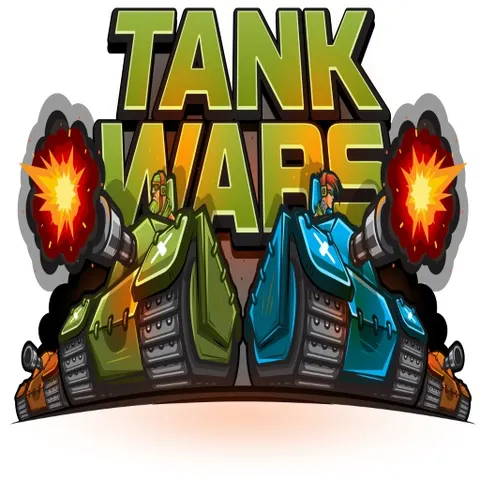 Two tanks facing each other across a battlefield